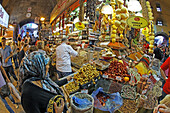 People at egypt bazaar, Misir Carsisi, Istanbul, Turkey, Europe