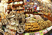 Stall at Egyptian Bazaar, Misir Carsisi, Istanbul, Turkey, Europe