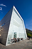 Museion Cafe, Museum of Modern Art, Museo d Arte Moderna, Bolzano, South Tyrol, Trentino-Alto Adige, Italy