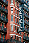 Facade Of The Famous Hotel Chelsea, Manhattan, New York, USA