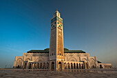 Hassan II mosque at dawn, Casablanca, Morocco