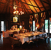 Dining Room, Sinsita Boulders, Sabi Sands, South Africa