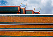Exterior of the Wat Suthat, Temple of the Golden Buddha, Bangkok, Thailand