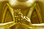 Buddha statue in Wat Pa Na Na Chat, Ubon Ratchathani, Isan, Thailand, Asia