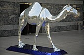 United Arab Emirates, Dubai, Sheikh Zayed Road, camel statue