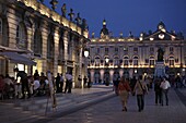 France, Lorraine, Nancy, Place Stanislas, City Hall, Stanislas statue