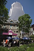 Canada, Quebec, Montreal, downtown old and new architecture