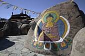 China, Beijing, Ethnic Culture Park, Tibetan buddhist religious image