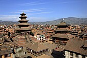 Nepal, Kathmandu Valley, Bhaktapur, Taumadhi Tol, Nyatapola Temple, Kasi Biswanath