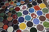 India, Puducherry, Pondicherry, coloured beads