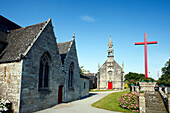 France, Brittany, Morbihan, Saint Nolff, Saint Mayeul church and Saint Anne chapel