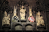 Czech Republic, Prague, Old Town Bridge Tower, statues
