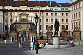 Czech Republic, Prague, Castle, main entrance, first courtyard