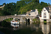 France, Brittany, Cote d'Armor, Dinan (Rance valley), medieval city and Rance river