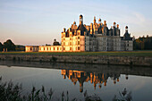 France, Centre Val de Loire, Loir et Cher (41), Chambord castle and canal