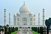 Taj Mahal, UNESCO Weltkulturerbe, Agra, Uttar Pradesh, Indien