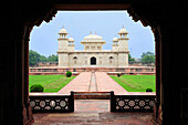 Grabmahl des Itimad-ud-Daula, Little Taj, Agra, Uttar Pradesh, Indien