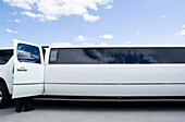 Stretch SUV Limousine With Door Open