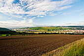 View to Stuttgart and Esslingen, Stuttgart, Baden-Wurttemberg, Germany