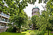 Alter Wasserturm in Hamburg-Wilhelmsburg, Hamburg, Deutschland