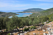 Bucht und Stadt Cres, Insel Cres, Kvarner Bucht, Kroatien