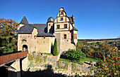 Oberschloss von Kranichfeld, Goethe Weg bei Weimar Thüringen, Deutschland