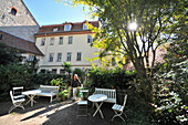 Herder garden at Herder place, Weimar, Thuringia, Germany