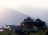 Sarahan Temple at dusk, Kinnaur District, Himachal Pradesh, India