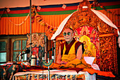 Dalai Lama in Diskyid Monastery, Nubra Valley, Leh Ladakh, India