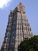 Meenakshi Amman Temple, Exterior, Madurai, Tamil Nadu, India