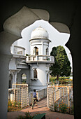 Boy running at Neermahal Palace, Tripura, North East States, India