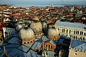 Venice, Italy. View from the 99m-tall Campanile