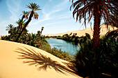 Umm al-Maa Lake, Ubari Sand Sea, Near Germa, Libya