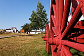 Fort Abraham Lincoln State Park, General Custers House, Bismarck, Burleigh County, North Dakota, USA
