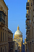 Carmelite church down Old Mint Street, Valletta. Malta
