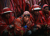 Porters on the Inca Trail  , Urubama Valley, Peru