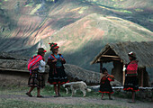 Campesinos in the Andes  , Peru
