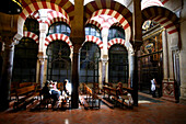 Inside the Mezquita, Cordoba, Andalucia, Spain