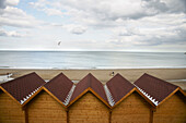 Beach Huts, North Bay, Scarborough, North Yorkshire, England, UK