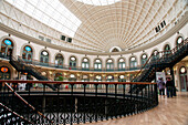 Interior of Leeds Corn Exchange, Leeds, West Yorkshire, England