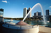 Centennial Fountain, Chicago River, Chicago, Illinois, USA
