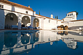 Swimming pool of La Trasiera, Cazalla De La Sierra, Andalucia, Spain