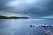 Mirissa beach at dusk, around Matara, Sri Lanka, Indian Ocean