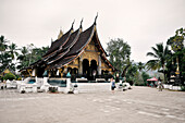 Vat Xieng Thong temple, buddhist architecture, Luang Prabang, Laos