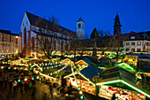 Christmas market, Freiburg im Breisgau, Black Forest, Baden-Württemberg, Germany
