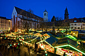 Weihnachtsmarkt, Freiburg im Breisgau, Schwarzwald, Baden-Württemberg, Deutschland