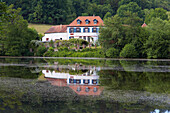 Hotel Annahof am Niederwürzbacher Weiher, Niederwürzbach, Bliesgau, Saarland, Deutschland, Europa