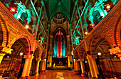 Interior view of the Posthoornkerk on Haarlemmerstraat, Amsterdam, Netherlands