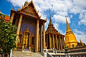 Prasat Phra Thep Bidom or Royal Pantheon  Wat Phra Kaew Emerald Buddha Temple and Grand Palace  Bangkok, Thailand, Southeast Asia, Asia