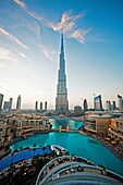 United Arab Emirates January-2010 Dubai City Burj Dubai Bldg  World´s tallest.